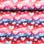 Sommersweat French Terry Herzen Wellen Rot