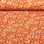 Sommersweat French Terry Kleine Pinselstriche Orange