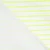 Sommersweat - French Terry Streifen Weiß Neon Gelb
