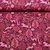 Sommersweat French Terry Wald Tiere Bordeaux