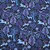 Sommersweat French Terry Wald Tiere Navy