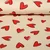 Sommersweat Gemalte Herzen Beige