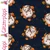 Sommersweat Glitzerpüppi French Terry Digitaldruck Igel Navy