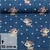 Sommersweat Glitzerpüppi French Terry Digitaldruck Kleiner Hirsch Blau