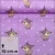 Sommersweat Glitzerpüppi French Terry Digitaldruck Kleiner Hirsch Lila