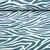 Sommersweat Krepp Zebra Ecru Petrol