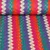 Spitzenstoff Crochet Rot Multicolor
