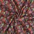 Steppstoff Doubleface Digital Blumen Braun 