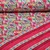 Steppstoff Doubleface Digital Blumen Rot