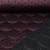 Steppstoff Quilt Kreise Punkte Bordeaux Schwarz