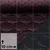Steppstoff Quilt Kreise Punkte Bordeaux Schwarz