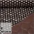 Steppstoff Quilt Kreise Punkte Braun Ecru