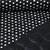 Steppstoff Quilt Kreise Punkte Schwarz Weiß