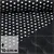 Steppstoff Quilt Kreise Punkte Schwarz Weiß