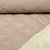 Steppstoff Wasserabweisend Teddyfell Karo Uni Beige 