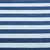 Stretch Frottee Blockstreifen Weiß Blau