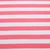 Stretch Frottee Blockstreifen Weiß Pink