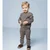 Strickjersey "Qjutie & the Qjutest" Streifen Braun Hellblau