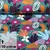 Sweat Blumen und Blätter Grün Multicolor Angeraut