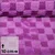 Sweat Heavy Boucle-Plüsch-Mix Karo Violett