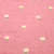 Teddyfleece Bestickt Blümchen Rosa