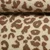 Teddyfleece Großes Leomuster Beige Braun