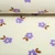 Teddyfleece Jacquard Blumen Ecru