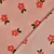 Teddyfleece Jacquard Blumen Hellrosa