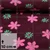 Teddyfleece Jacquard Blumenblüten Bordeauxrot