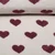 Teddyfleece Jacquard Herzen Helles Altrosa