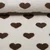 Teddyfleece Jacquard Herzen Helles Sand