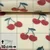 Teddyfleece Jacquard Kirschen Ecru
