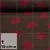 Teddyfleece Jacquard Punkte Dunkelbraun Bordeaux