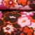 Teddyfleece Jacquard Retro Blumen Rosa