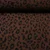 Teddyfleece Kleines Leomuster Braun Schwarz