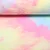 Teddyfleece Regenbogen Tie Dye Multicolor