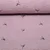 Teddyfleece Stickerei Blumen Mauve