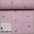 Teddyfleece Stickerei Blumen Mauve