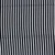 Viskose Crepe Streifen Navy