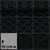 Viskose Jacquard Punkte Schwarz