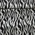 Viskose-Krepp Zebra Beige Schwarz