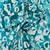 Viskose Popeline Leo Abstrakt Türkis
