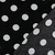 Viskose  Punkte Groß Schwarz Weiß