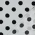 Viskose  Punkte Groß Weiß Schwarz