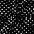 Viskose  Punkte Klein Schwarz Weiß
