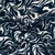 Viskose Satin Abstrakte Wellen Navy