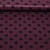 Viskose-Satin Punkte Bordeaux Schwarz