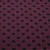 Viskose-Satin Punkte Bordeaux Schwarz