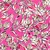 Viskose Stretch Blumen Bubble Pink