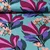 Viskose Stretch Spring Garden Türkis